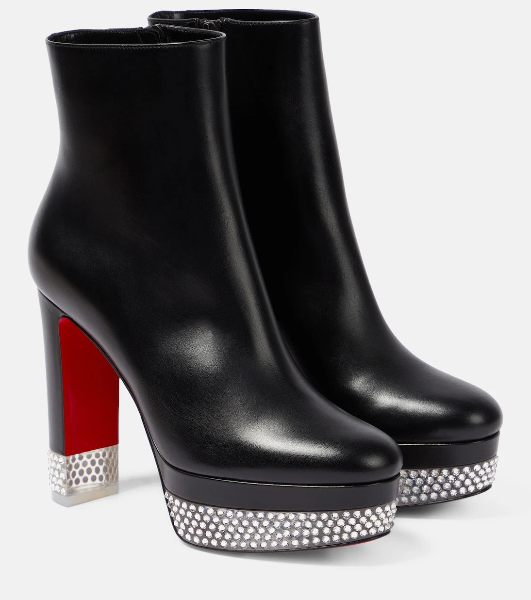 Christian Louboutin - Cassandribooty leather ankle boots