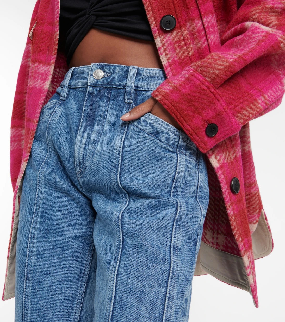 Marant Etoile - Sulanoa mid-rise slim jeans
