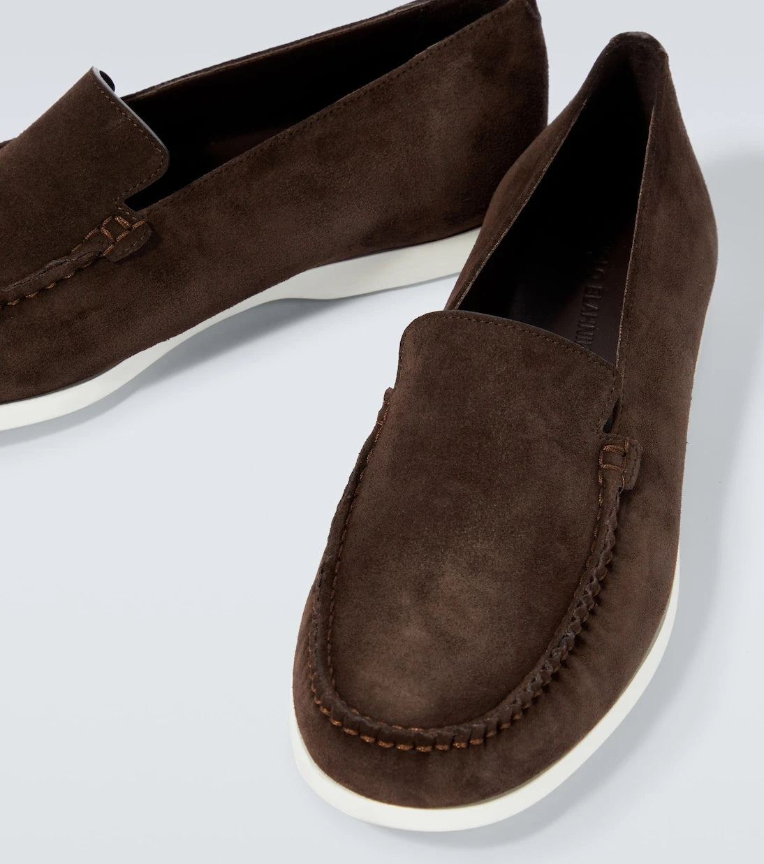 Manolo Blahnik - Monaco suede loafers