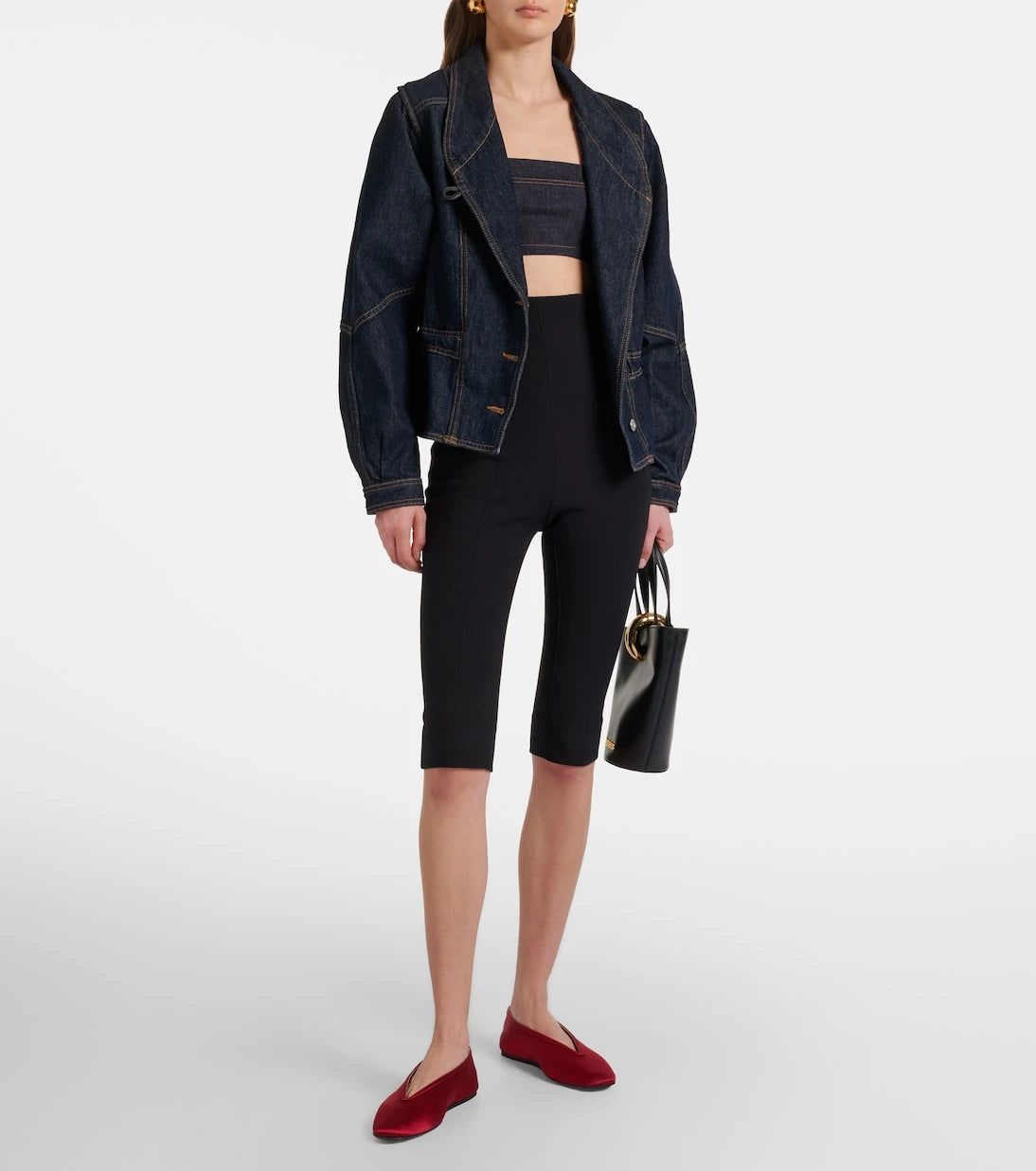 Le Monde Béryl - Luna satin ballet flats