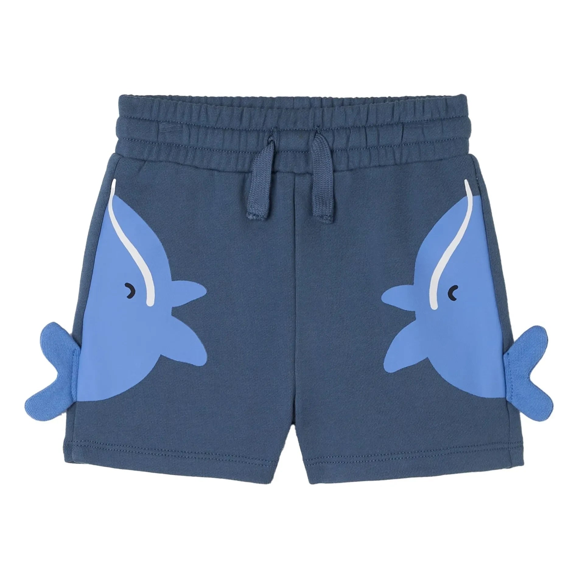 Stella McCartney Kids - Short Whale Details | Blue