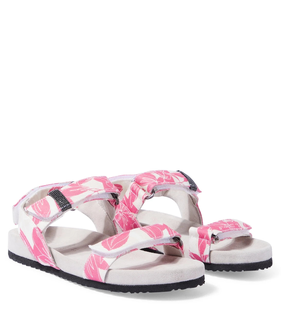Brunello Cucinelli Kids - صنادل بطبعة مونيللي