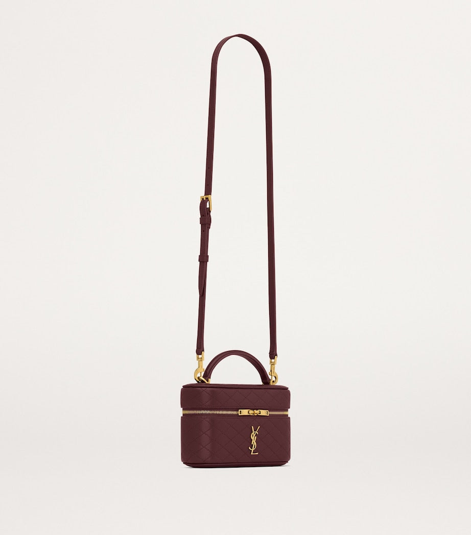 Burgundy Mini Gaby Top-Handle Bag
