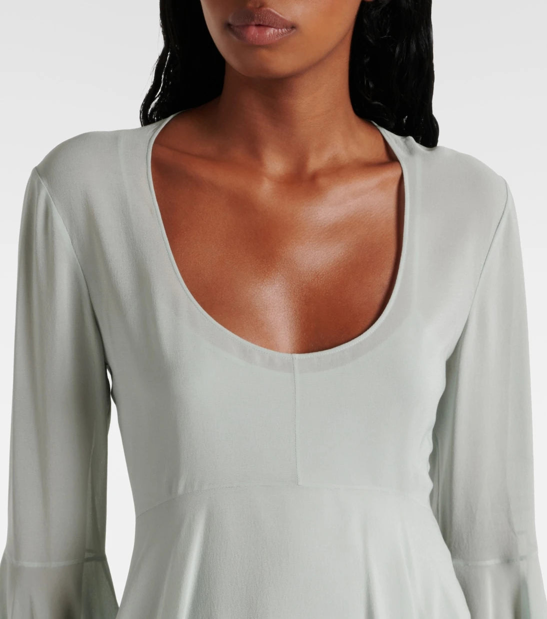 Chloé - Silk chiffon minidress