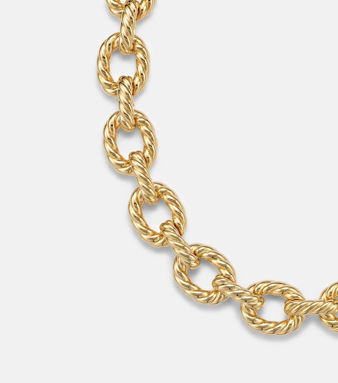 David Yurman - Sculpted Cable 18kt gold chain necklace