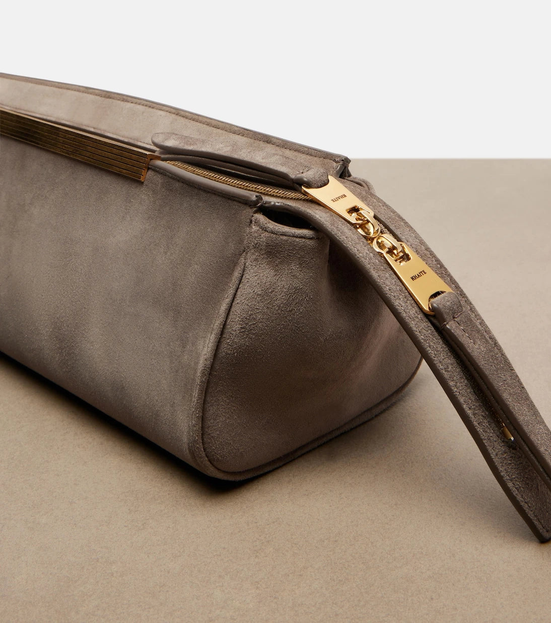Khaite - Donna suede clutch