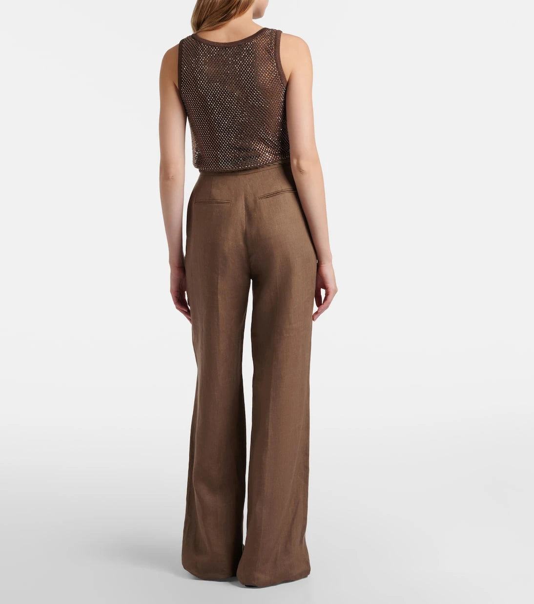 Ralph Lauren Collection - Dean linen wide-leg pants