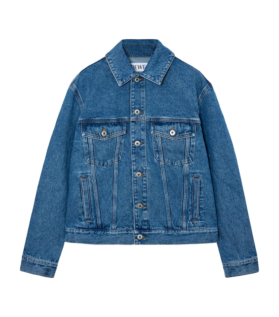LOEWE Blue Anagram Denim Jacket