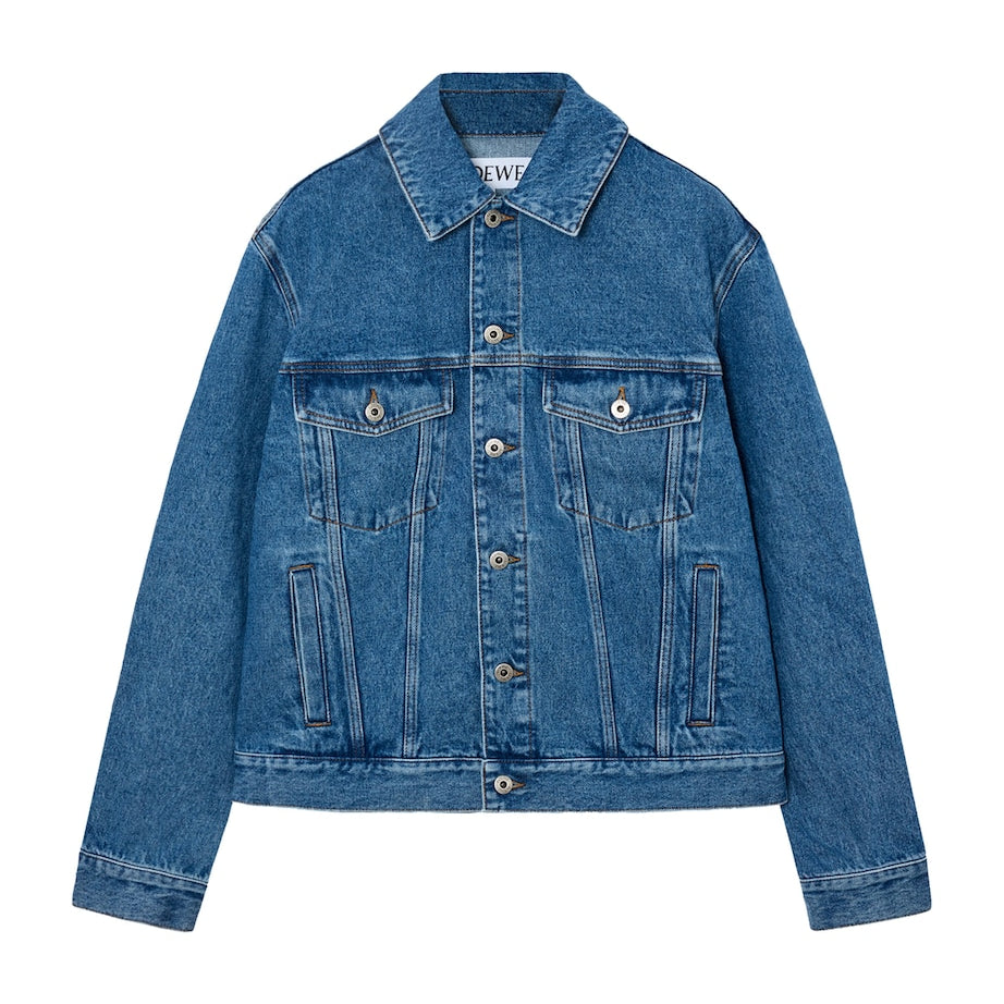 LOEWE Blue Anagram Denim Jacket