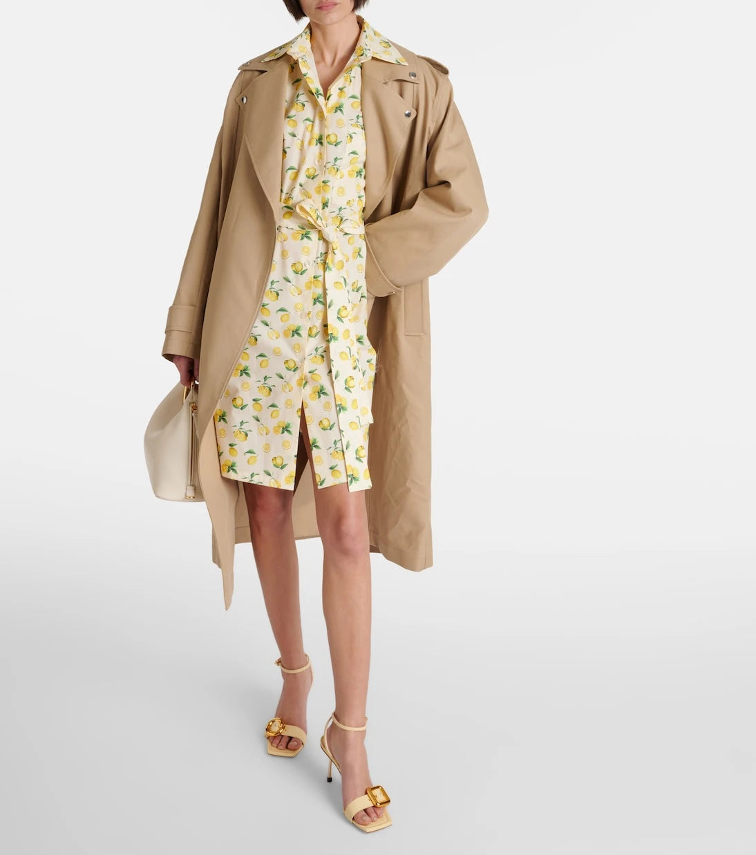 Sportmax - Boero printed cotton shirt dress