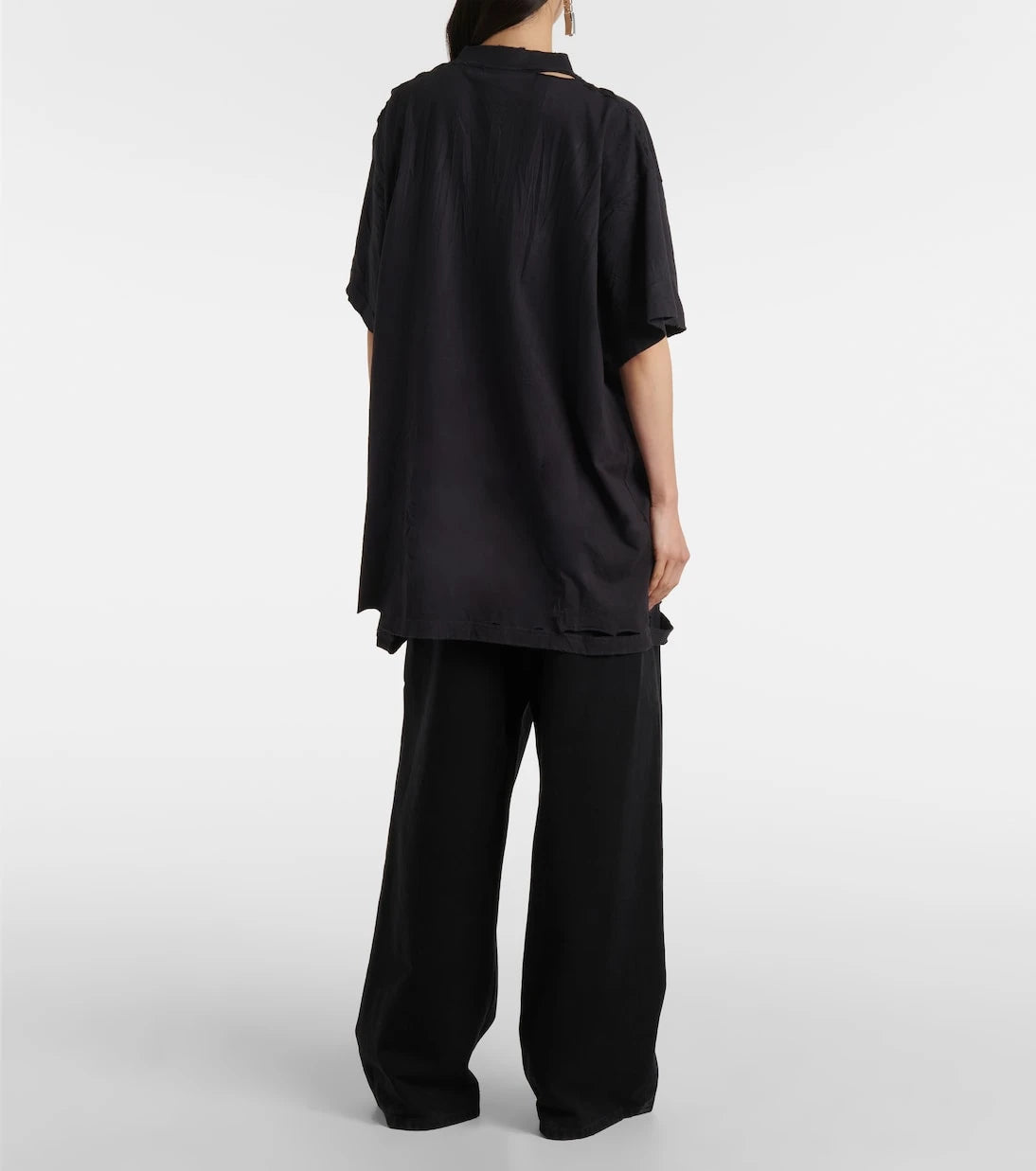 Balenciaga - Planet Earth cotton jersey T-shirt