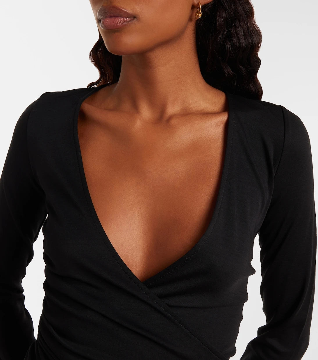 Max Mara - Nigella draped wool bodysuit