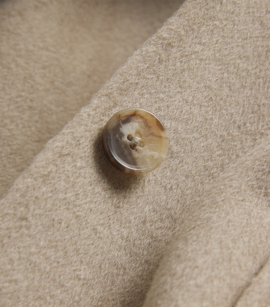 Beige Wool-Cashmere Quinn Blazer