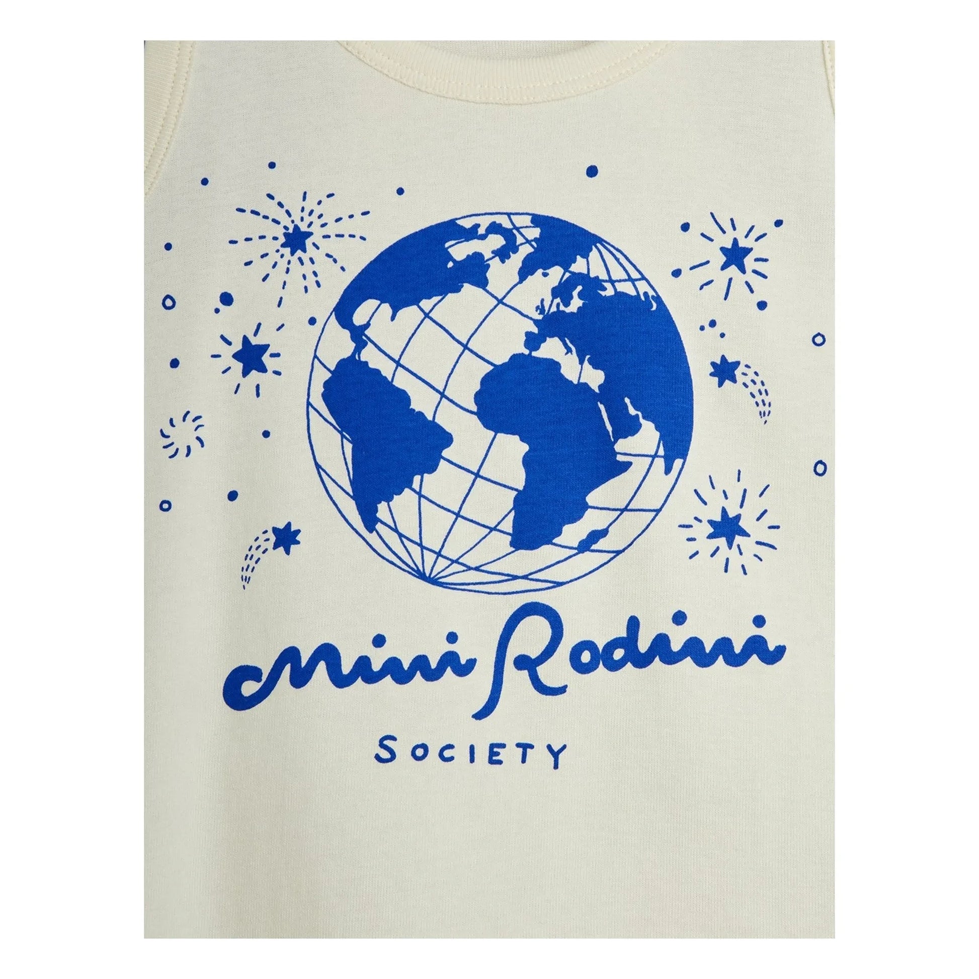Mini Rodini - Society tank top Organic cotton | Ecru