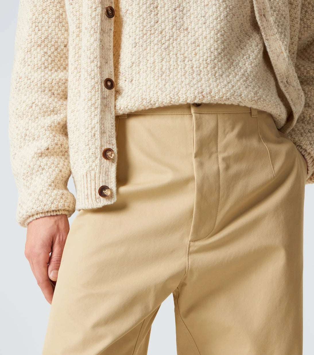 Loro Piana - Fuji cotton twill straight pants