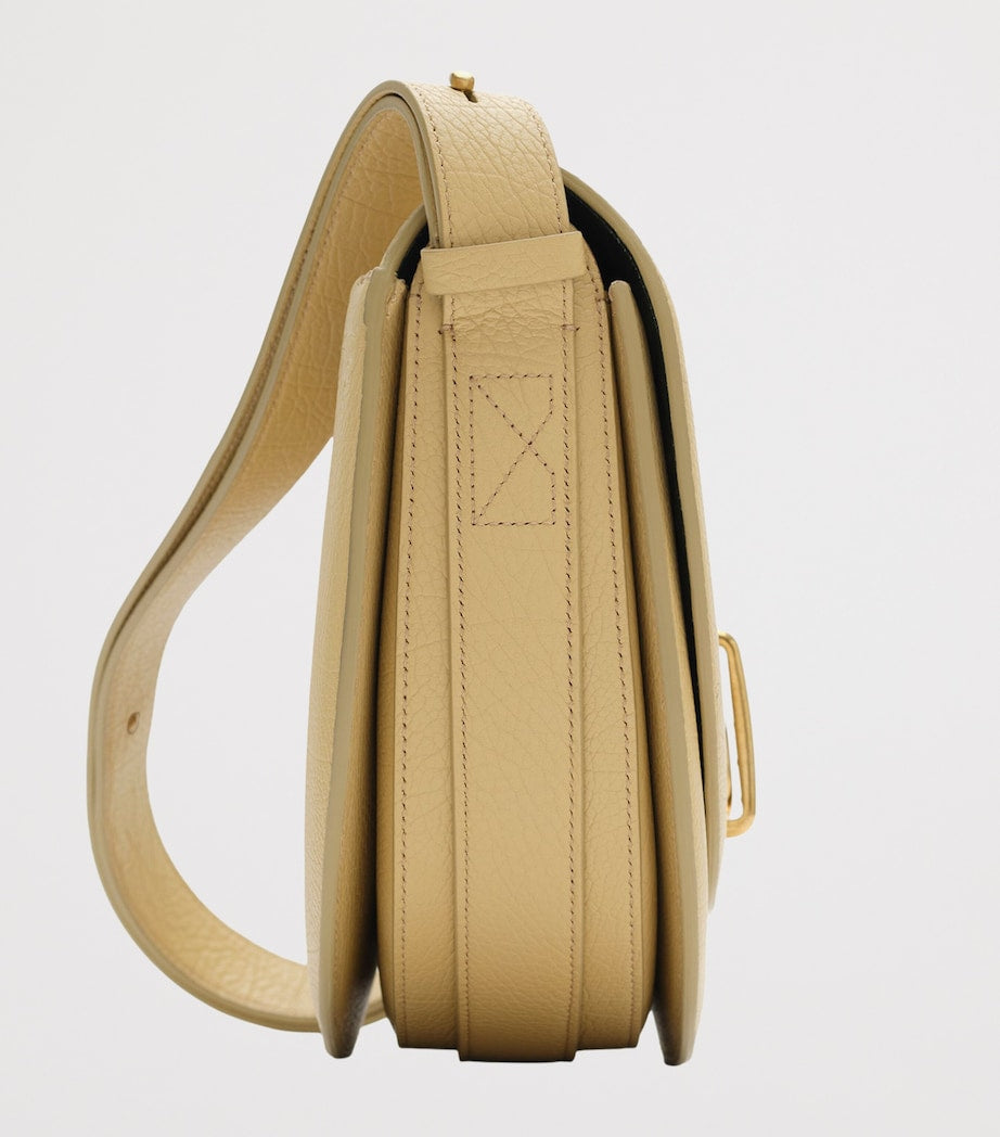 Beige Leather Rocking Horse Bag