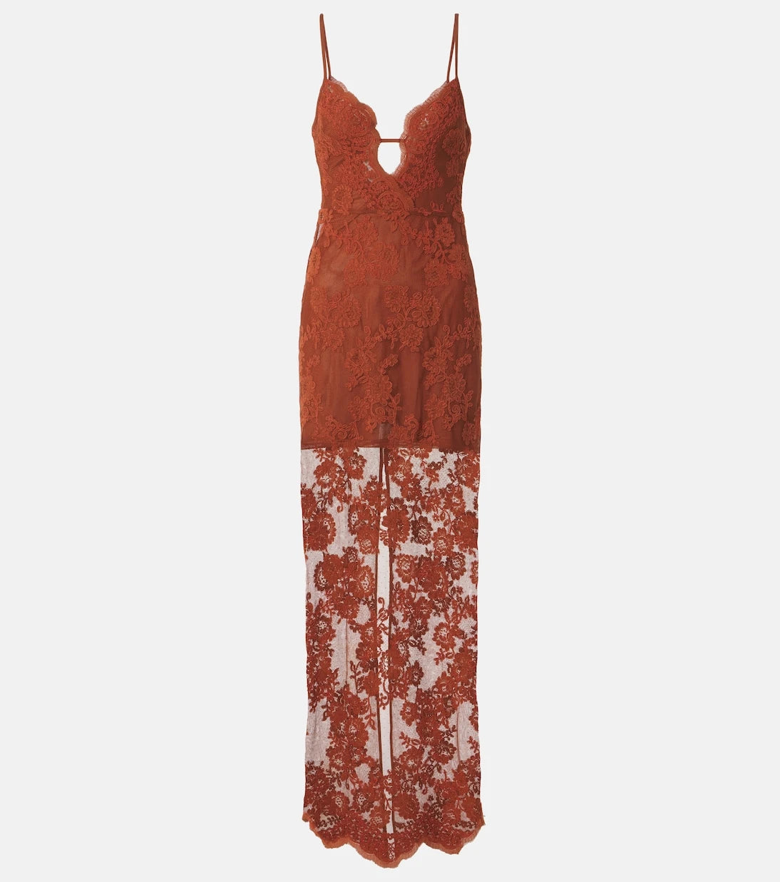Self-Portrait - Sheer lace maxi dress