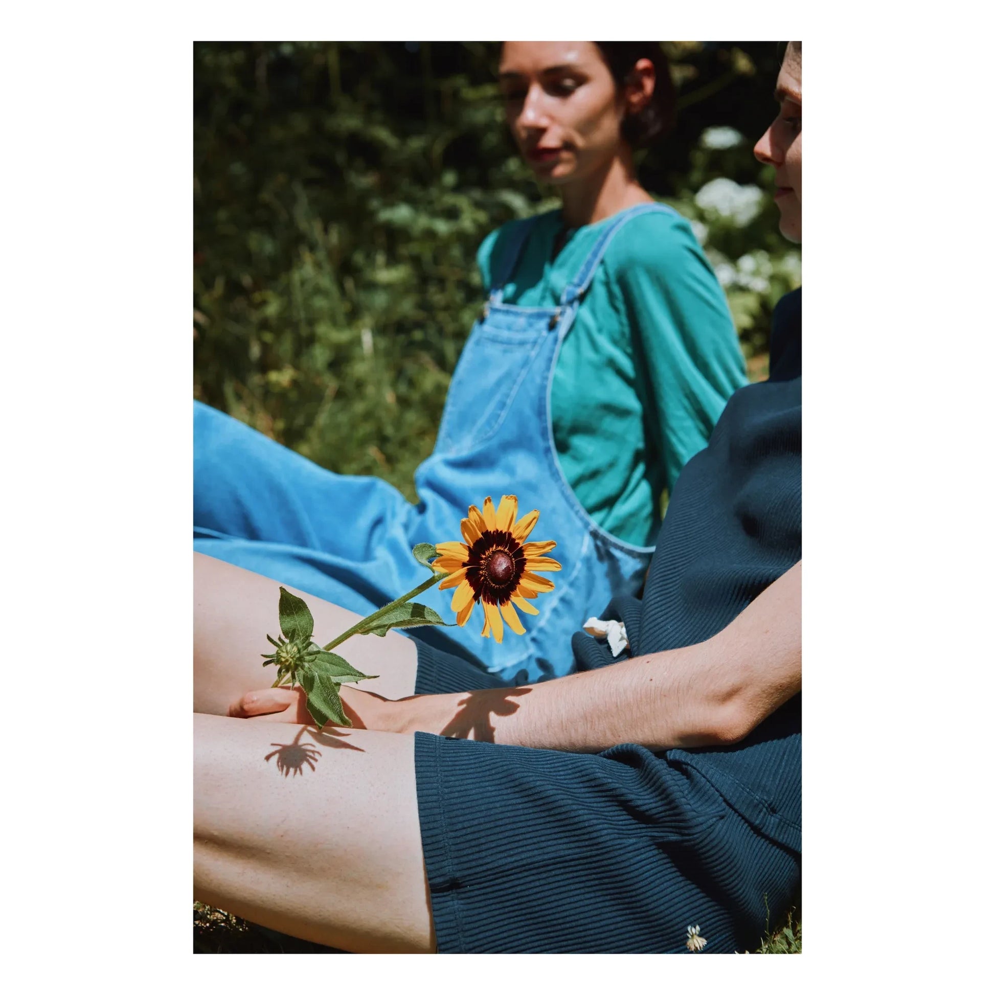 Poudre Organic - Hydrangea shorts | Navy blue