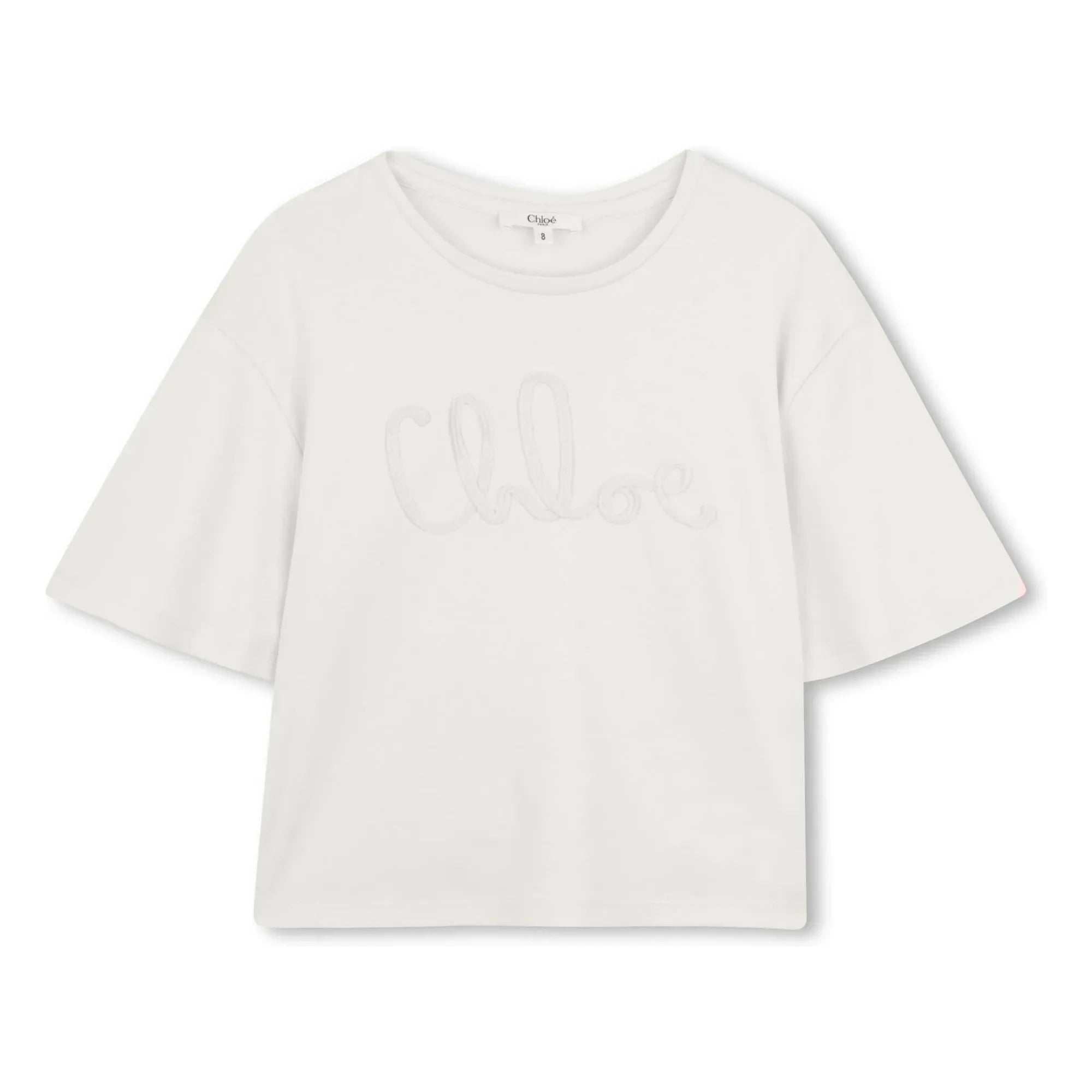 Chloé - Logo T-shirt Organic cotton | White
