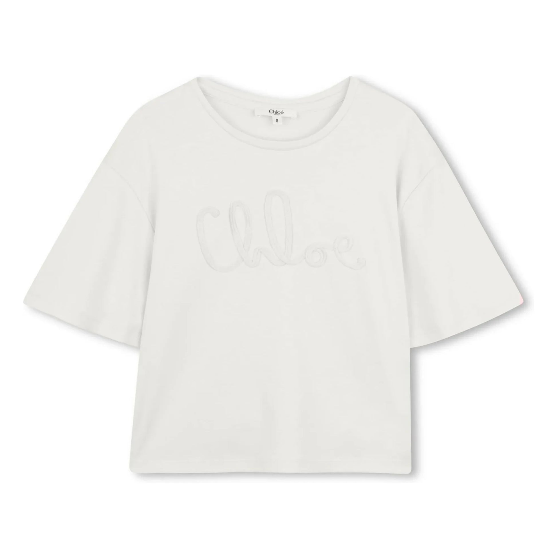 Chloé - Logo T-shirt Organic cotton | White