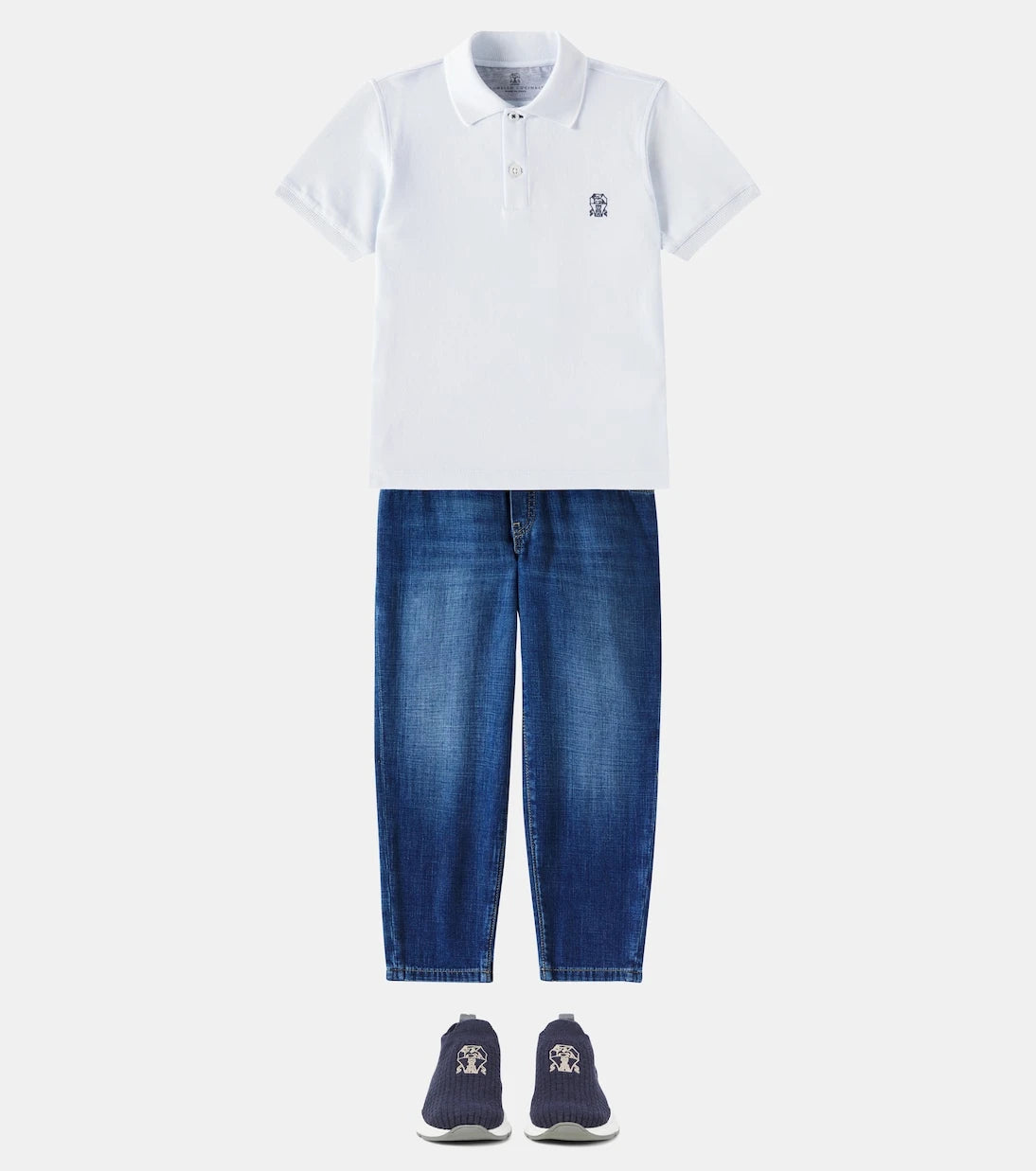 Brunello Cucinelli Kids - جينز بقصة مستقيمة