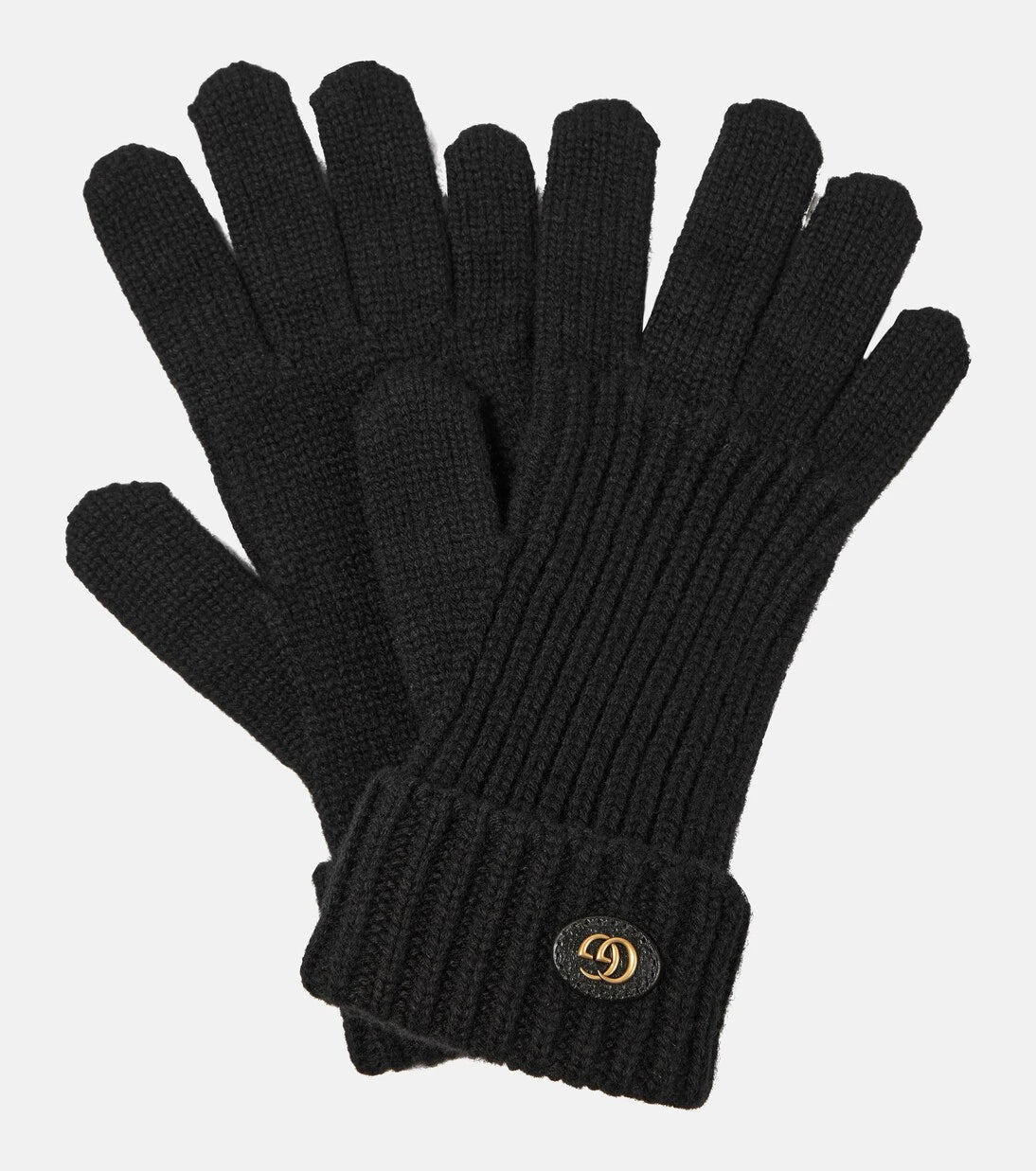 Gucci - Double G wool and cashmere gloves