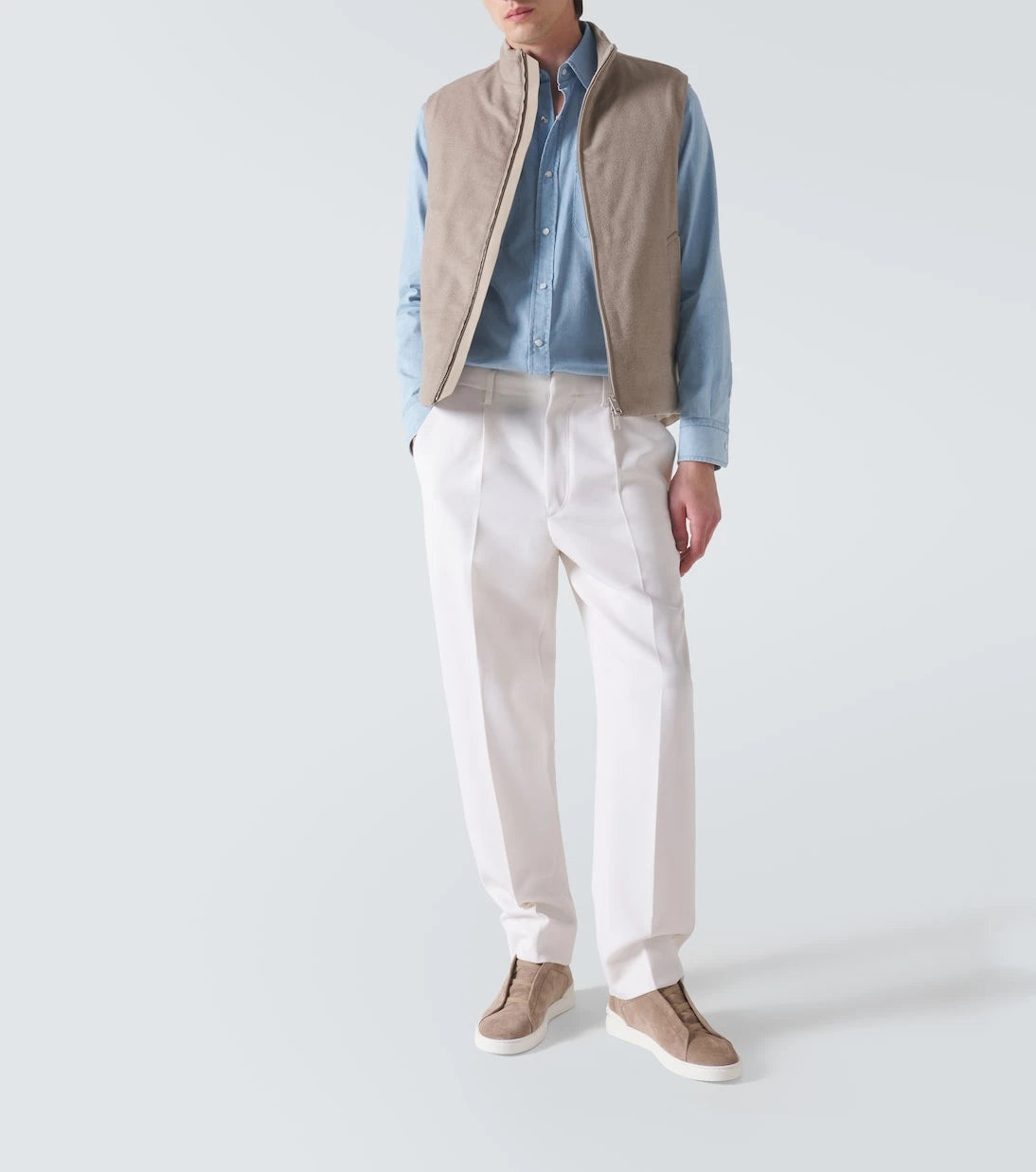 Zegna - قميص دينم ويسترن