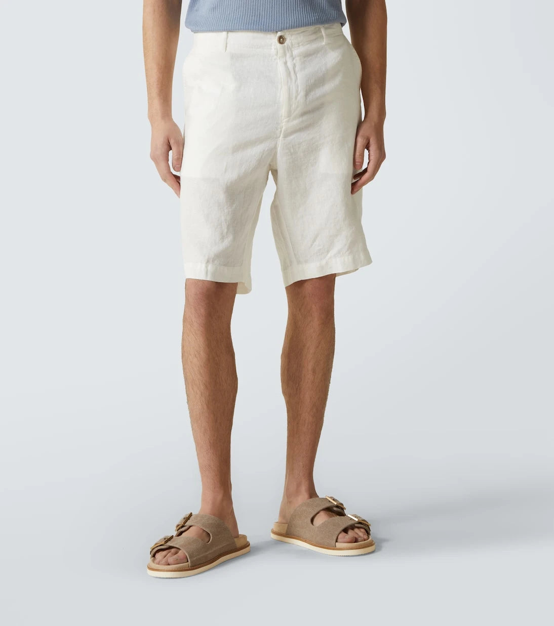 Fedeli - Linen Bermuda shorts