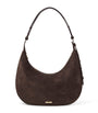 Suede Hudson Crescent Cross-Body Bag