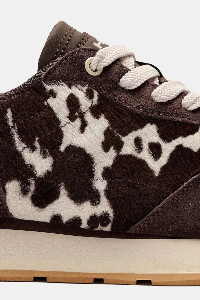 Hoff CITY PRINT BROWN kadın süet spor ayakkabı