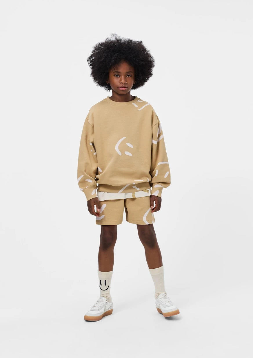 Molo - Amil printed cotton jersey shorts