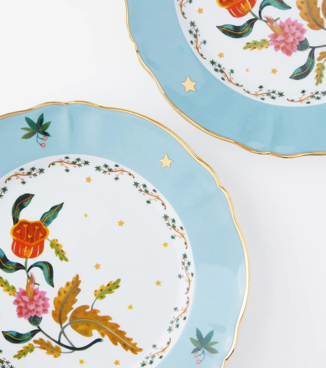 Bitossi - Fabula Profumo set of 4 porcelain dinner plates