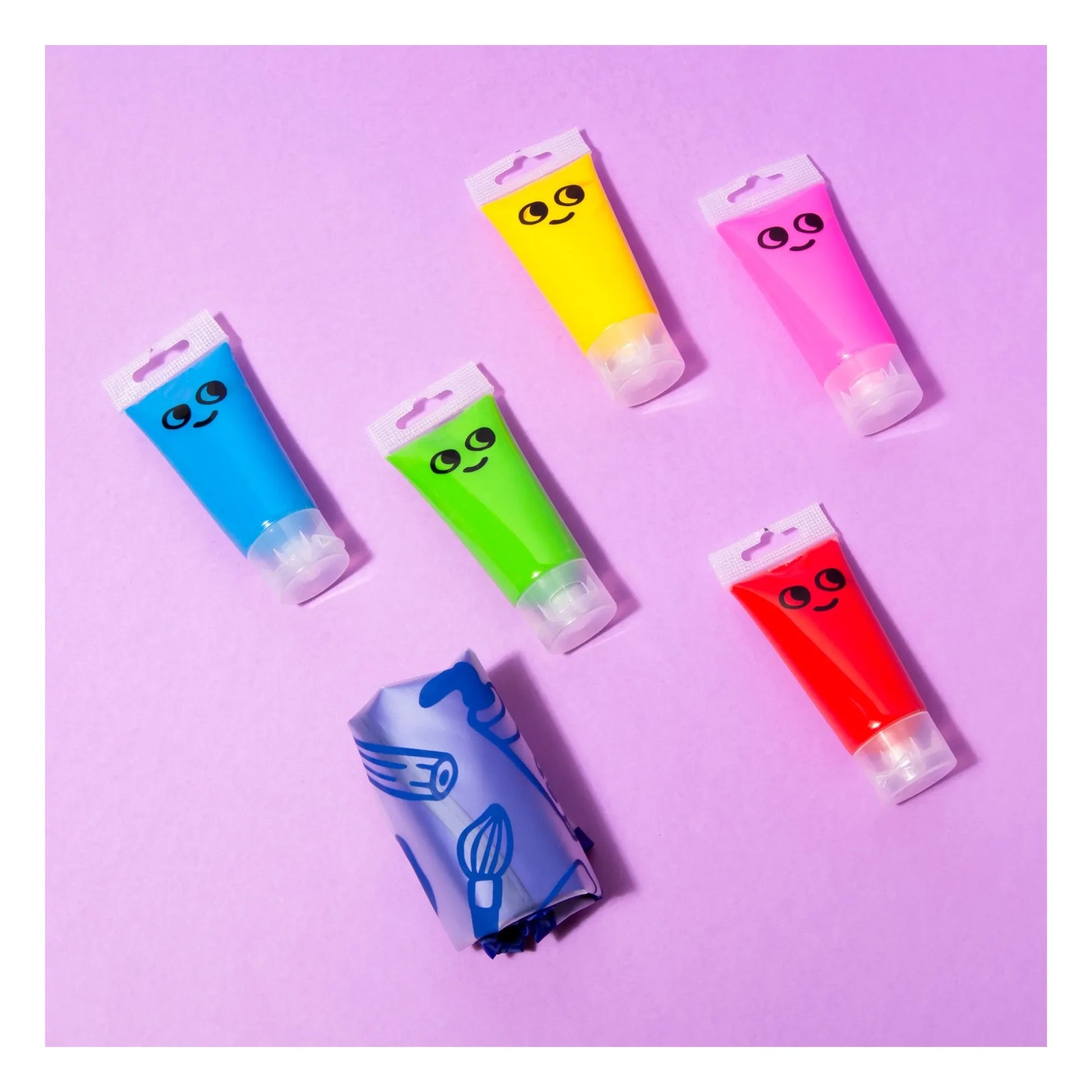 Omy - Finger paint kit - 5 tubes