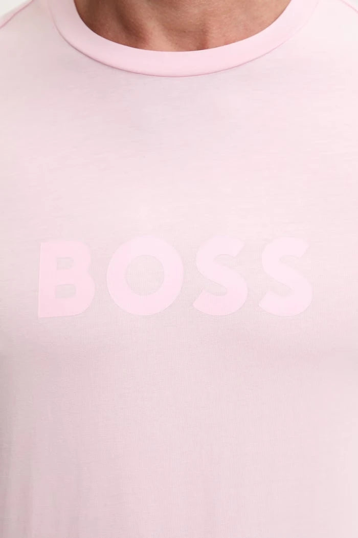 BOSS erkek pamuklu T-Shirt RN