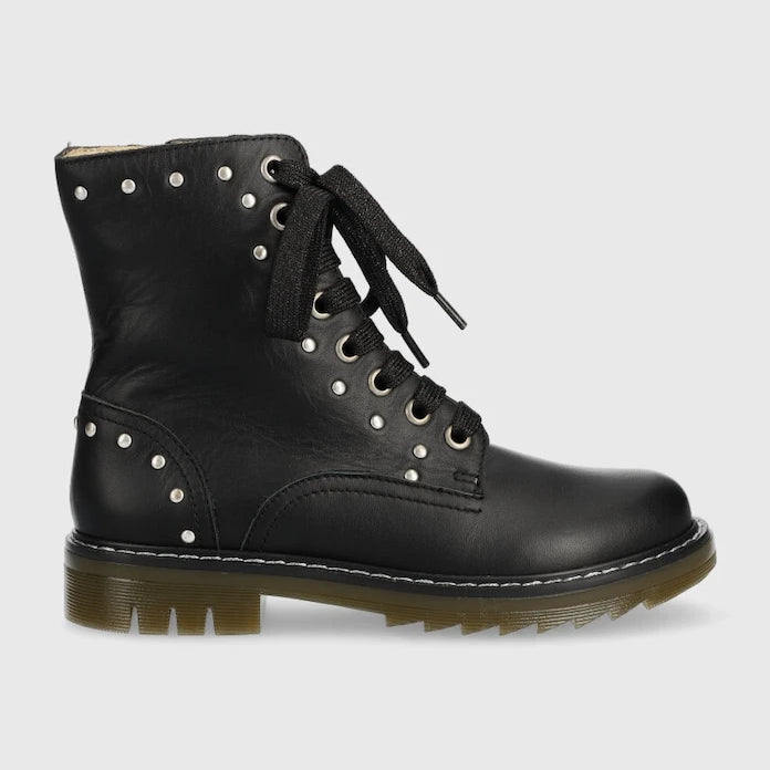 Детски кожени ботуши Pom D'api SID HI STUD
