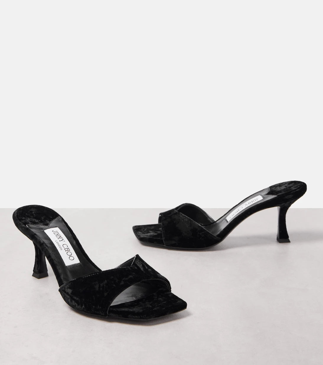 Jimmy Choo - Skye 70 velvet mules