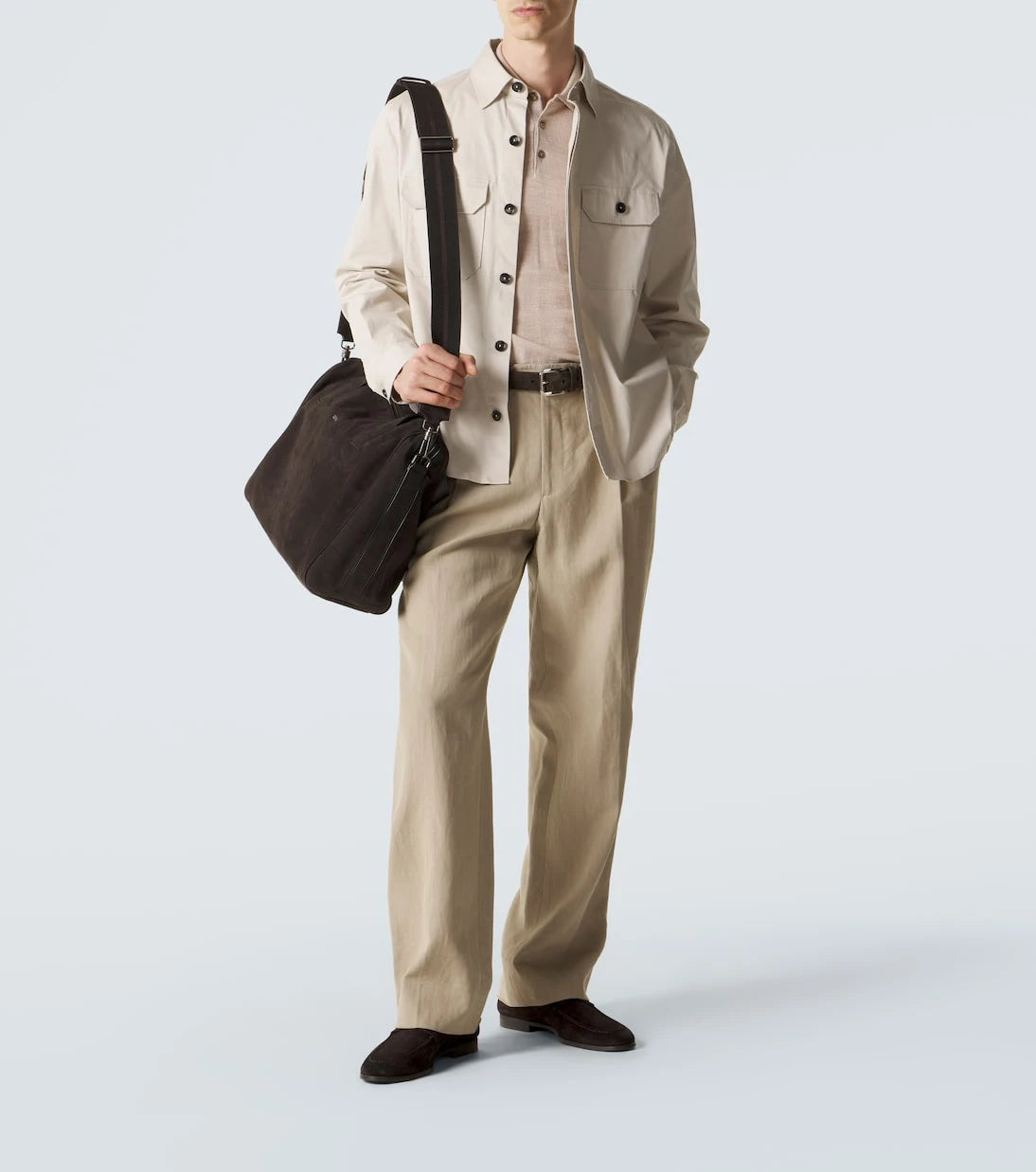 Zegna - Leather duffel bag
