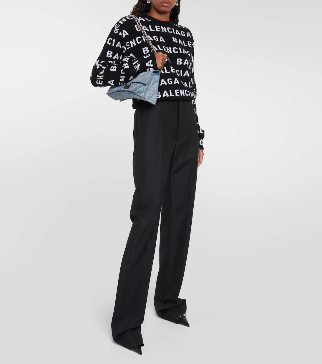 Balenciaga - Logo wool sweater