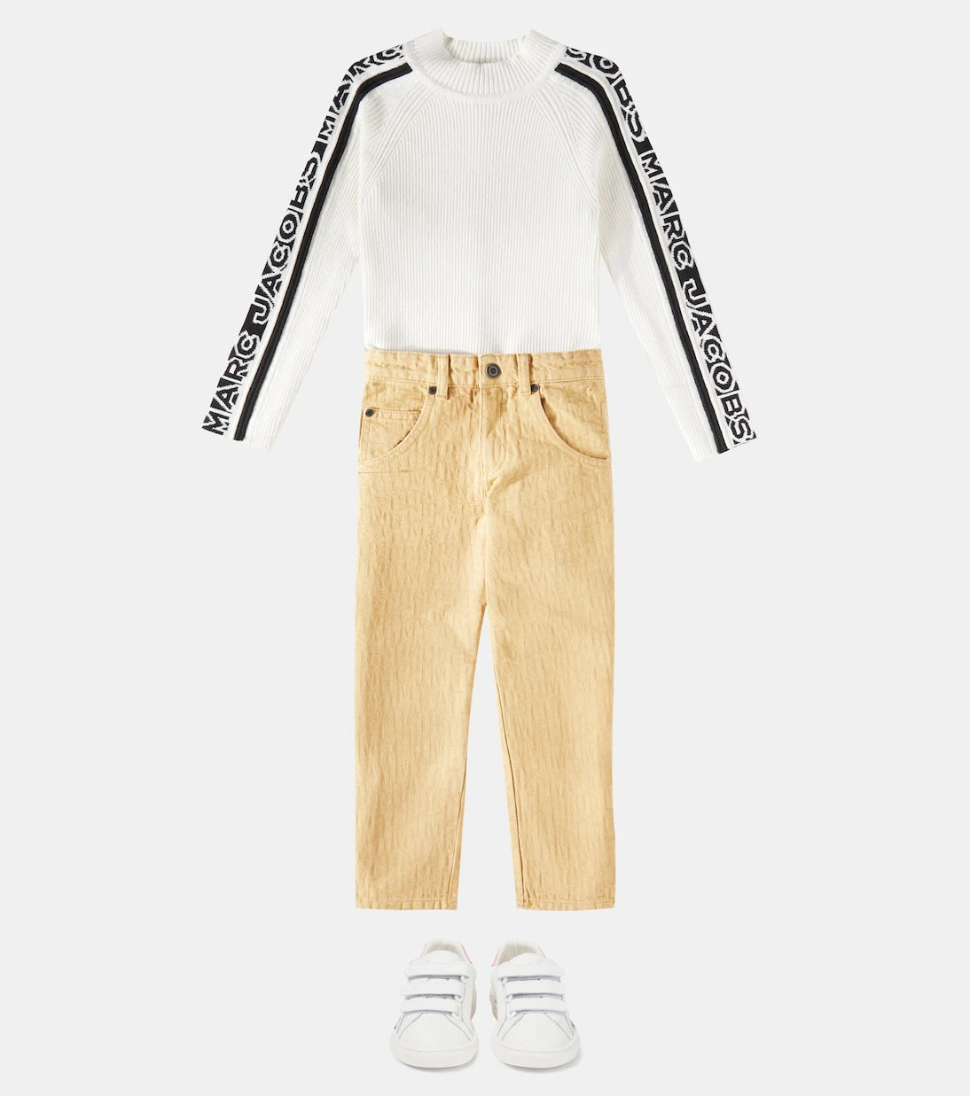 Marc Jacobs Kids - Logo ribbed-knit cotton-blend sweater