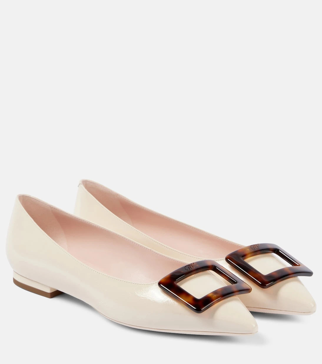 Roger Vivier - Gommettine Ball leather ballet flats