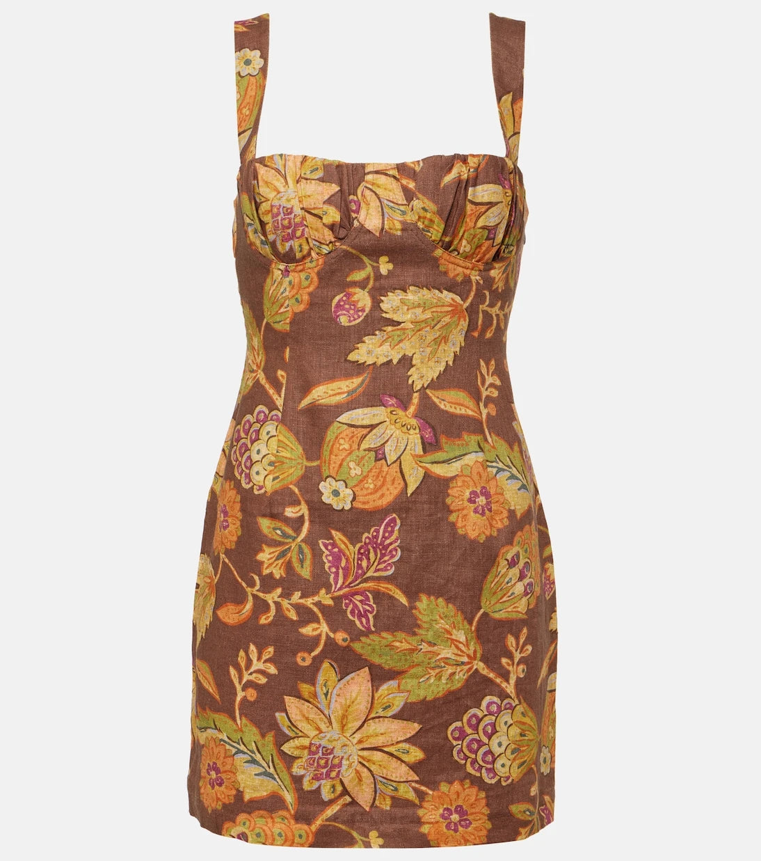 SIR - Floral linen minidress
