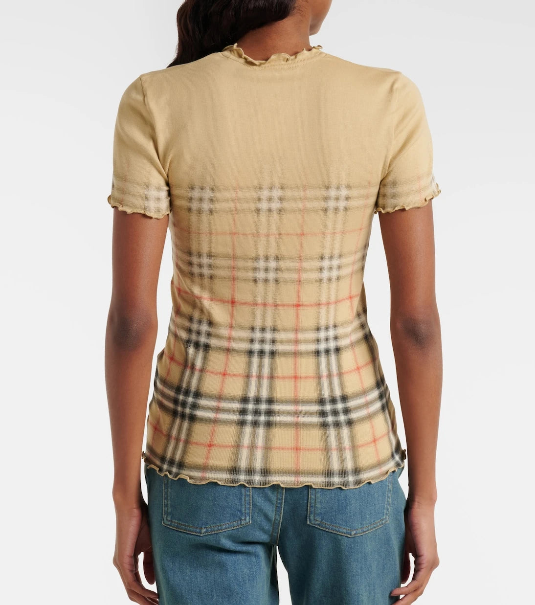 Burberry - Burberry Ekose pamuklu üst