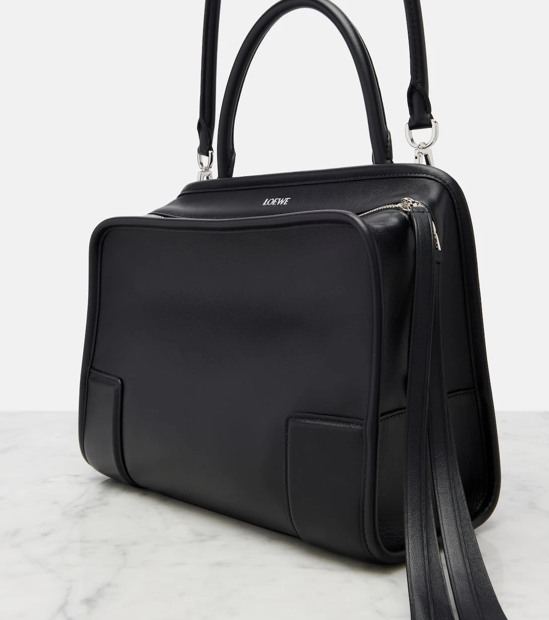 Loewe - Amazona 180 Medium leather top-handle bag