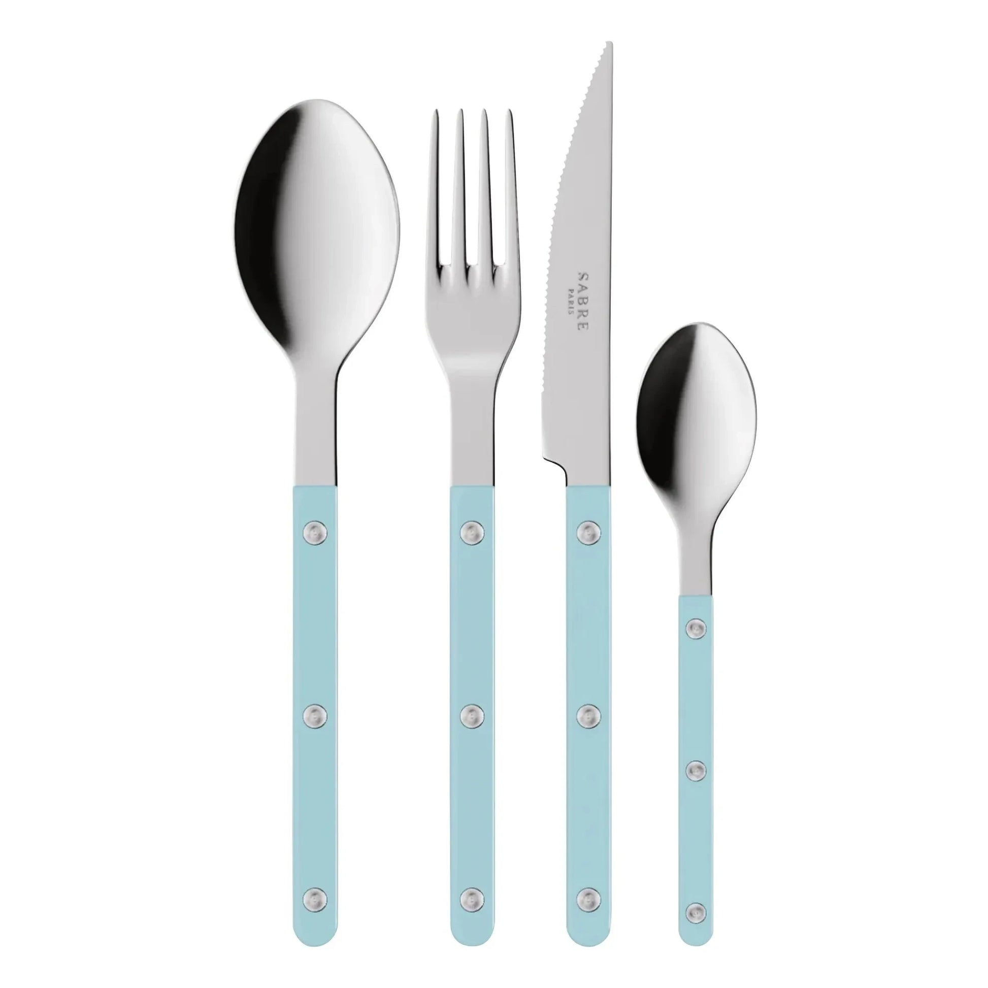 Sabre - Cutlery - Set of 4 | Light Blue