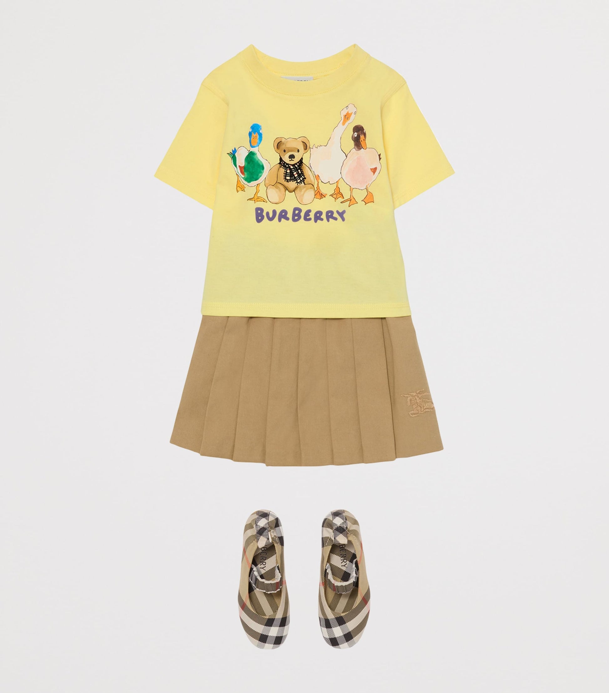 Burberry Kids Cotton Thomas Bear and Friends T-Shirt (6-24 Months)