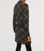Burberry Wool-Blend Check Bomber Jacket