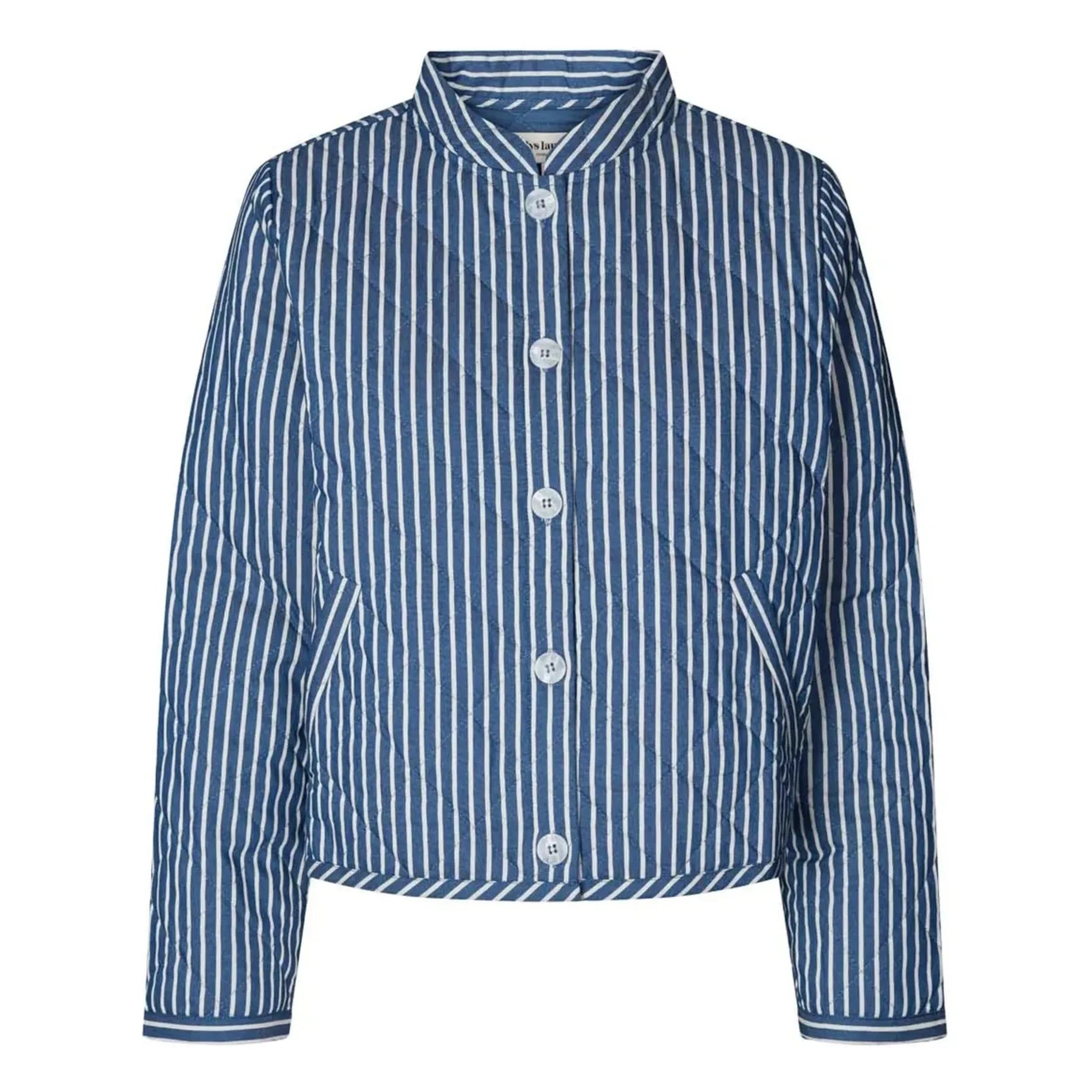 Lollys Laundry - Emilia Stripes Jacket | Blue