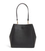 Black Small Leather McGraw Bucket Bag