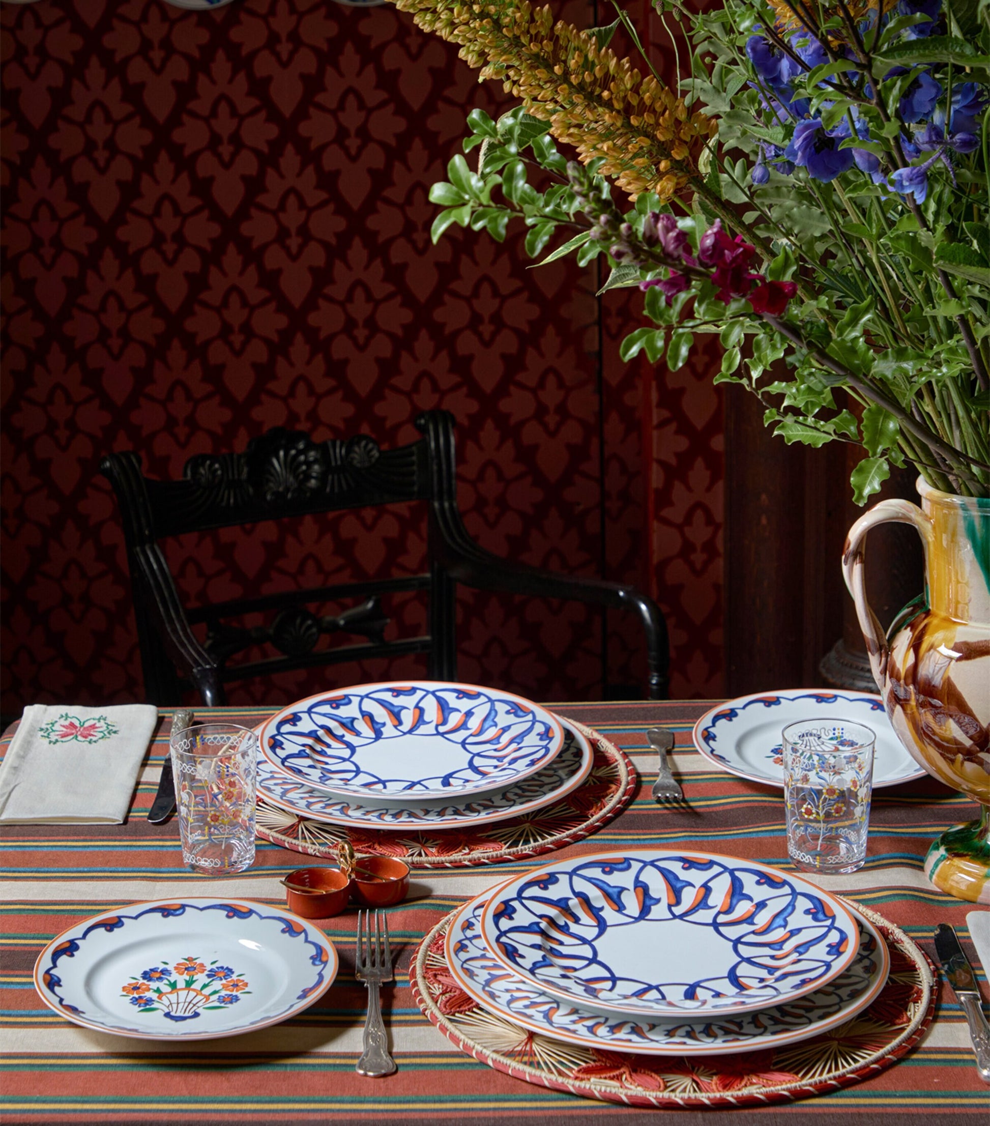 Cabana Magazine x Ginori 1735 Porcelain Anatolia Dinner Plate (26.5cm)