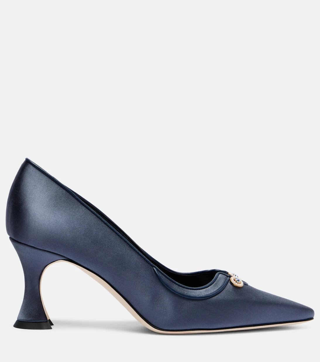 Manolo Blahnik - حذاء أمالا 70 بكعب عالٍ ومزين بالساتان